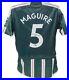 Harry Maguire Signed 2023 Manchester United Black Away Jersey #5 Beckett COA