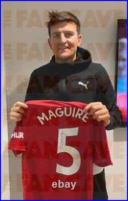 Harry Maguire Signed Manchester United Shirt