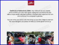 Iconic Photo Hand Signed Manchester United Legend #7 Eric Cantona + Verified COA