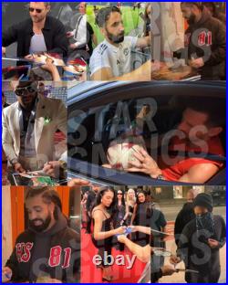 Iconic Photo Hand Signed Manchester United Legend #7 Eric Cantona + Verified COA