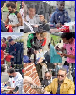 Iconic Photo Hand Signed Manchester United Legend #7 Eric Cantona + Verified COA