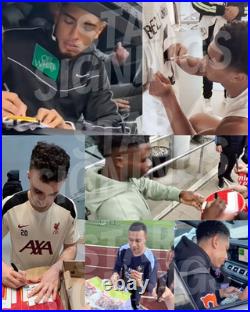 Iconic Photo Hand Signed Manchester United Legend #7 Eric Cantona + Verified COA