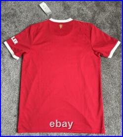 Jadon Sancho Signed Manchester United Football Shirt with COA Adidas Authentic Jadon Sancho Signed Manchester United Football Shirt with COA Adidas Authentic