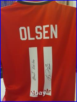 Jasper Olsen Signed Manchester United Shirt