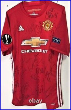 Jersey Manchester United Winner Europa League 2017 #9 Ibrahimovic Signed Players