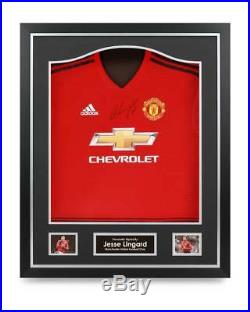 Jesse Lingard Signed Shirt Manchester United Framed Autograph Jersey Memorabilia