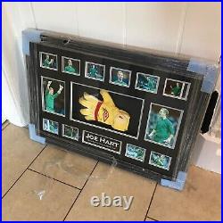 Joe Hart Signed Match Worn Manchester City Glove- Framed