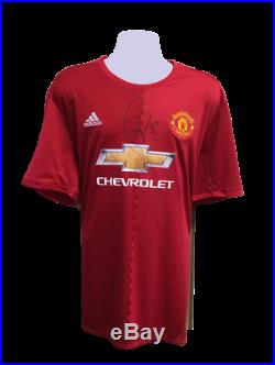 Juan Mata Hand Signed 2016/17 Manchester United Shirt