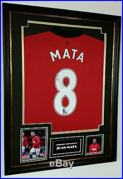 Juan Mata of MANCHESTER UNITED Signed Autographed Shirt END OF SEASON SALE