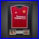Kobbie Mainoo & Alejandro Garnacho Signed Manchester United Framed Shirt £299