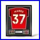 Kobbie Mainoo Signed Manchester United 23/24 Home Shirt- Deluxe Framed