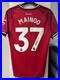 Kobbie Mainoo signed 25 26 Manchester United home shirt jersey photo proof COA