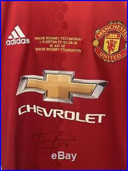 LINGARD #14 Match Worn /prepared Manchester United Player Issue Signed Shirt