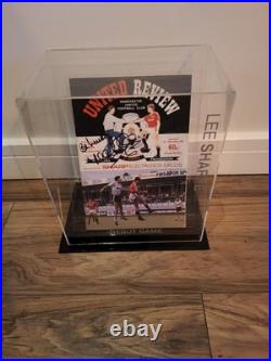 Lee Sharpe Signed Manchester United Debut Game Program In Display Box