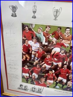 Legends Of Manchester United Signed Picture