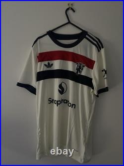 Leny Yoro Signed Manchester United 24/25 Away Shirt With COA and Photo Proof