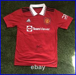 Lisandro Martinez Hand Signed Manchester United 22/23 Home Shirt + Coa