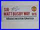 Lisandro Martinez Hand Signed Manchester United Road Sign