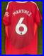 Lisandro Martinez Signed Manchester United 24/25 Shirt Comes With a COA