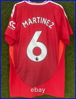 Lisandro Martinez Signed Manchester United 24/25 Shirt Comes With a COA Lisandro Martinez Signed Manchester United 24/25 Shirt Comes With a COA