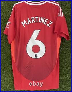 Lisandro Martinez Signed Manchester United Shirt Comes With a COA