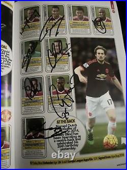 Liverpool V Manchester United (10/03/2016) Europa League Hand Signed Programme