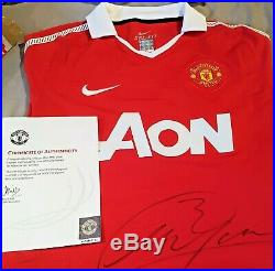 Lot 138 Signed Manchester United Football Shirt, by Patrice Evra