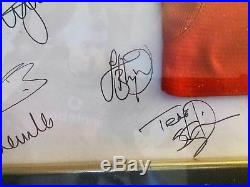 Lot 183 Signed Mini Manchester United Shirt signed by full squad 2001/2002