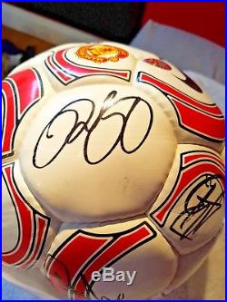 Lot 283 Official Signed 04/05 Manchester United Football Giggs Keane Ronaldo