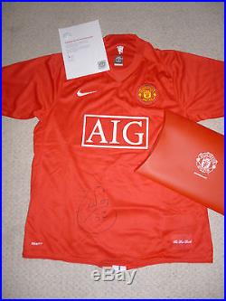 Lot 322 Signed Manchester United Football Shirt Carlos Teves