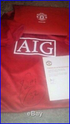 Lot 352 Signed Carlos Teves Manchester United Football Shirt