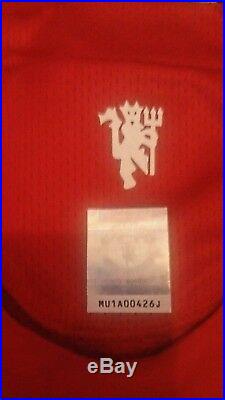 Lot 352 Signed Carlos Teves Manchester United Football Shirt