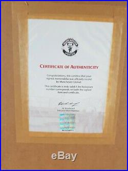 Louis Van Gaal and Team Hand Signed Manchester United 2014/16 Shirt Framed