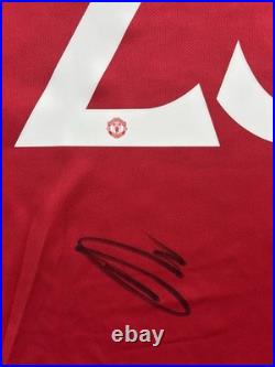 Luke Shaw Hand Signed Manchester United Shirt
