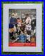 MANCHESTER UNITED DINNER MENU Cover 2016 SIGNED BY 10 FORMER PLAYERS COA RARE