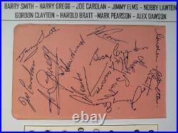 MANCHESTER UNITED SIGNED BUSBY BABES ALBUM PAGES CIRCA 1958 59 x 12 PLAYER'S