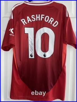 MARCUS RASHFORD Signed 2024/25 Manchester United Football Shirt