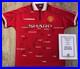 MUFC Certificate Of Authenticity, Manchester United 1998-1999 Squad Signed Shirt