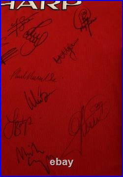 MUFC Certificate Of Authenticity, Manchester United 1998-1999 Squad Signed Shirt