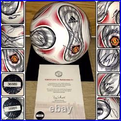 MUFC Hologram COA #36889 Certified Manchester United 2022/2023 Signed Ball