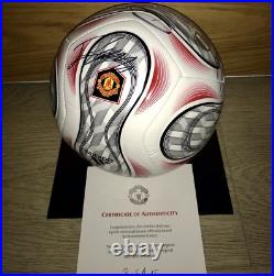 MUFC Hologram COA #36889 Certified Manchester United 2022/2023 Signed Ball