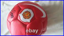 Machester United Football Signed