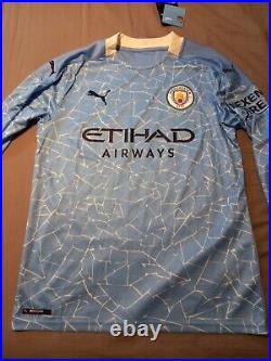 Manchester City Number 47 Home Man City Shirt Signed Phil Foden Manchester City Number 47 Home Man City Shirt Signed Phil Foden
