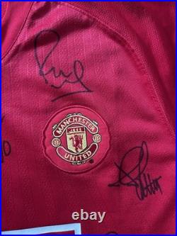 Manchester United 07-08 Signed Shirt Ronaldo Rooney 99p Start