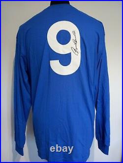 Manchester United 1968 ECF Retro Number 9 Shirt Signed Bobby Charlton Guarantee