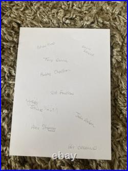 Manchester United 1968 Signed