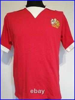 Manchester United 1970's Man Utd Retro Shirt Signed George Best Guarantee