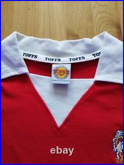 Manchester United 1970's Man Utd Retro Shirt Signed George Best Guarantee