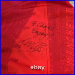 Manchester United 1994 1996 Umbro Home Shirt SIGNED To Chris Enjoy! Lee Sharpe