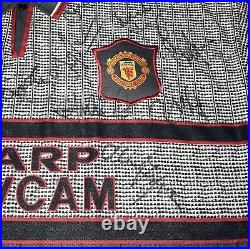 Manchester United 1995-1996 Squad Signed Shirt Inc. Ferguson, Beckham Etc